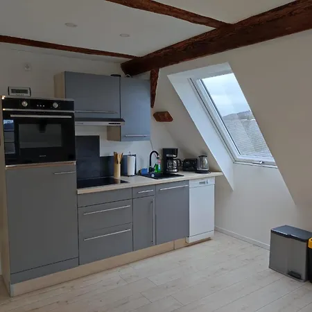 Апартаменты Im Sanierten Denkmal Max 5 Personen Fewo2 Бишофсверда